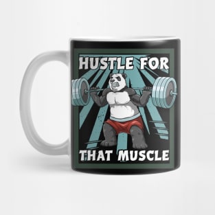 Panda Bodybuilding Hustle For That Muscle Mug